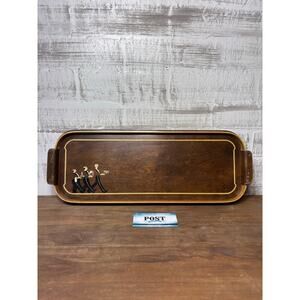 Mid Century Modern “Waiter” Wooden Tray